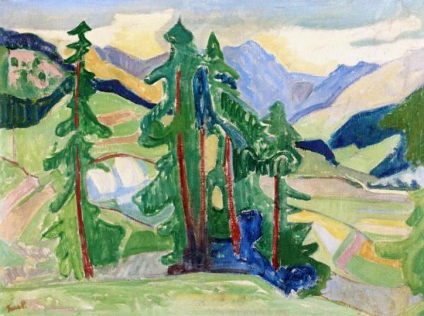 Engadine Landscape by Turo Pedretti