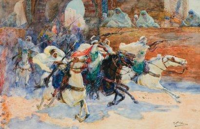 Caballos by Ulpiano Checa