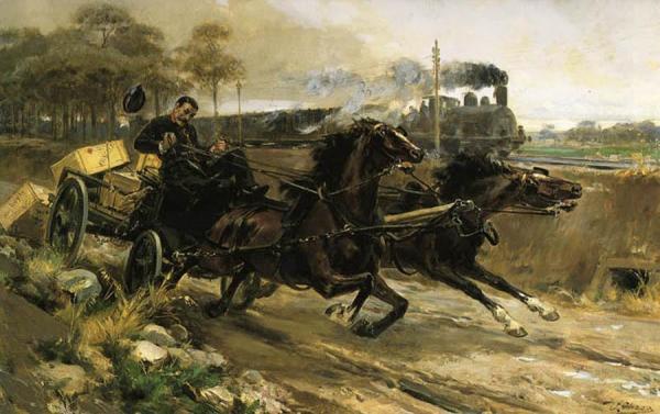 Caballos Desbocados by Ulpiano Checa