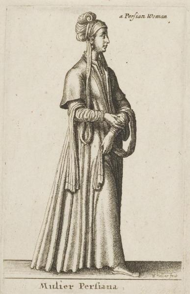 A Persian Woman (mulier Persiana) by Václav Hollar Oil Painting Reproductions