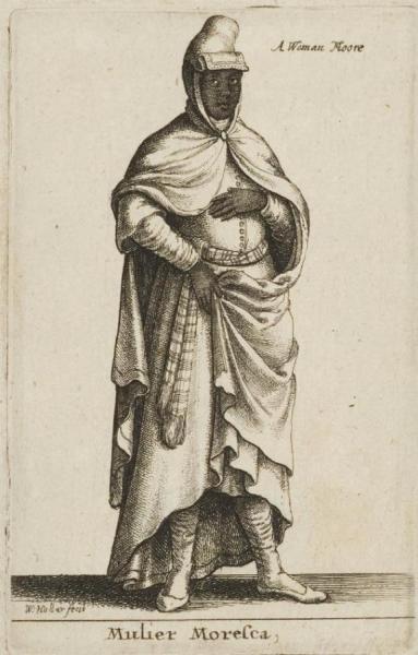 A Woman Moore (mulier Moresca) by Václav Hollar