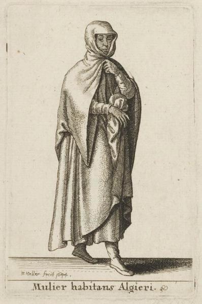 Algerian Woman (mulier Habitans Algieri) by Václav Hollar Oil Painting Reproductions