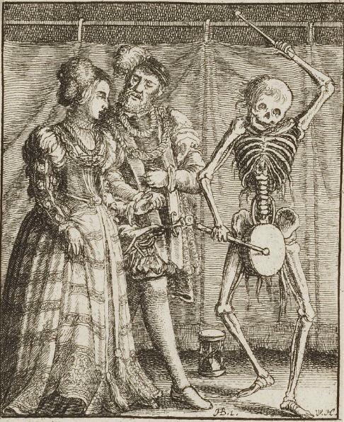 Bridal Couple (after Holbein) by Václav Hollar Oil Painting Reproductions