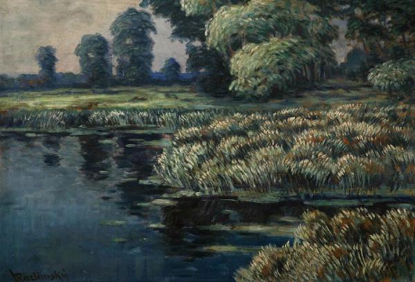 Banks Of The River - Study by Václav Radimský