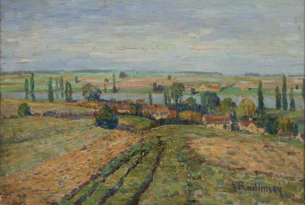 Landscape Near The River Labe by Václav Radimský