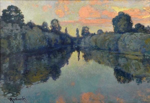 Václav Radimský On The River