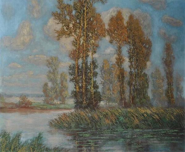 Poplars by Václav Radimský