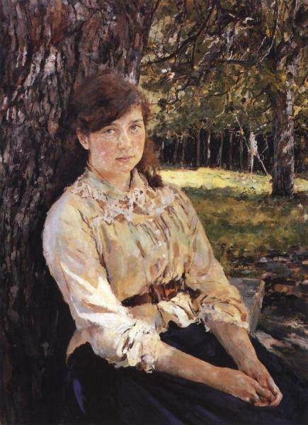 Girl In The Sunlight by Valentin Serov