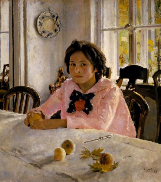 Girl With Peaches by Valentin Serov