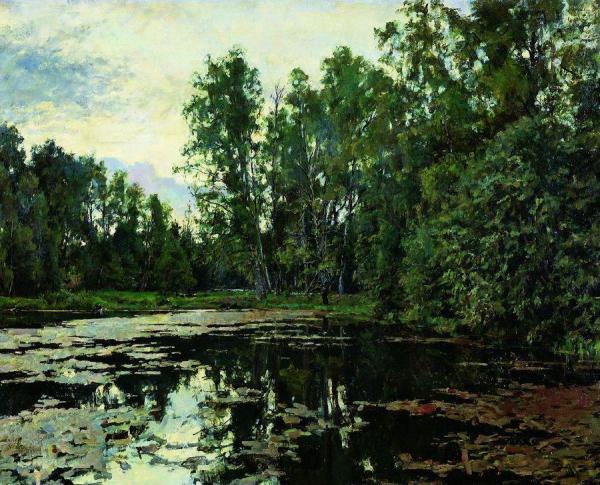 Overgrown Pond. Domotkanovo by Valentin Serov