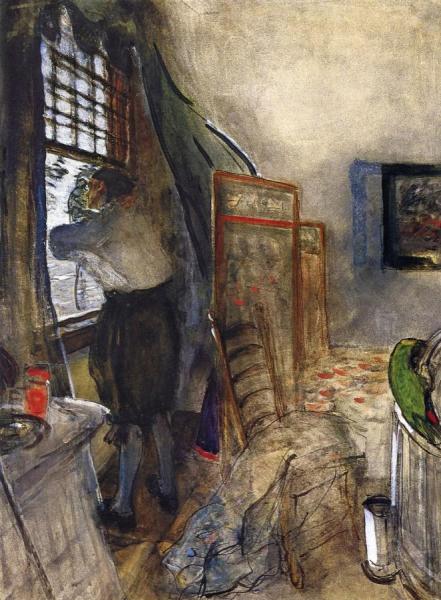 Peter The Great In The Palace Of Monplaisir by Valentin Serov