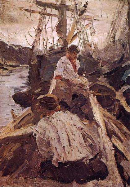 Pomors by Valentin Serov