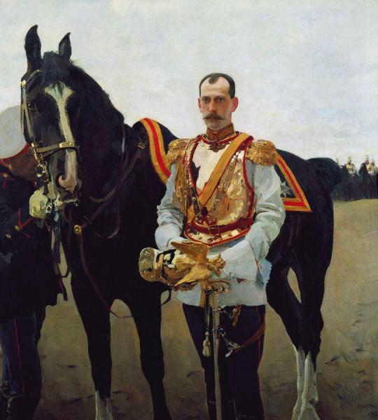 Portrait Of Grand Duke Pavel Alexandrovich by Valentin Serov