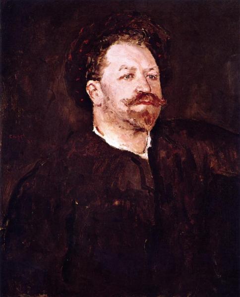 Portrait Of Italian Singer Francesco Tamagno by Valentin Serov