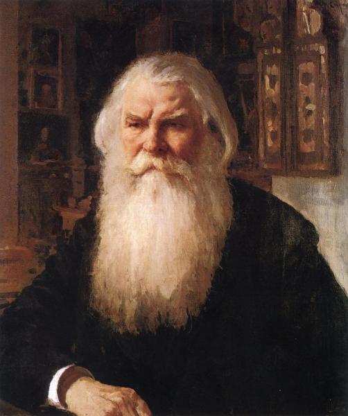 Portrait Of Ivan Zabelin by Valentin Serov Oil Painting Reproductions