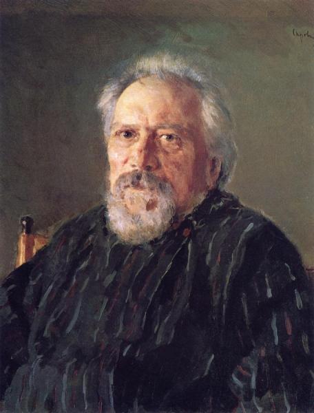 Portrait Of Nikolai Semionovich Leskov by Valentin Serov