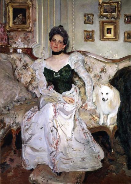 Portrait Of Princess Zinaida Yusupova by Valentin Serov