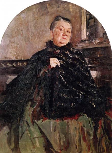 Portrait Of The Actress Glikeria Fedotova by Valentin Serov Oil Painting Reproductions