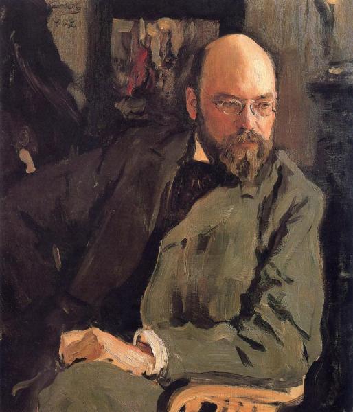 Valentin Serov Portrait Of The Artist I. S. Ostroukhov