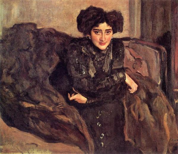 Portrait Of Yevdokia Loseva by Valentin Serov Oil Painting Reproductions