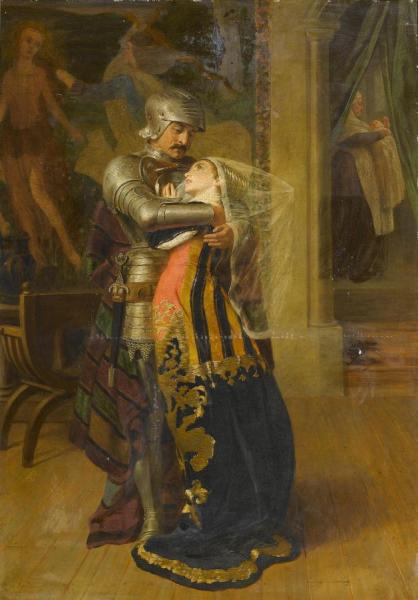 The False Knight by Valentin Walter Bromley Oil Painting Reproductions
