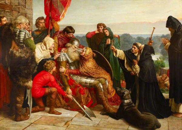 Death Of Siward The Strong by Valentine Cameron Prinsep