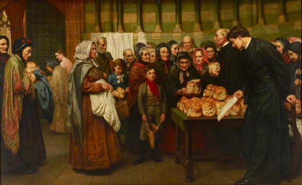 For The Bread Of The Needy Is Their Life by Valentine Cameron Prinsep Oil Painting Reproductions