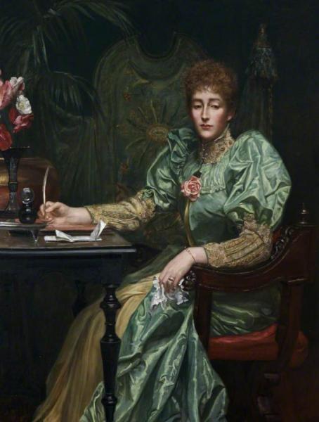 Lady Frances Layland-barratt by Valentine Cameron Prinsep