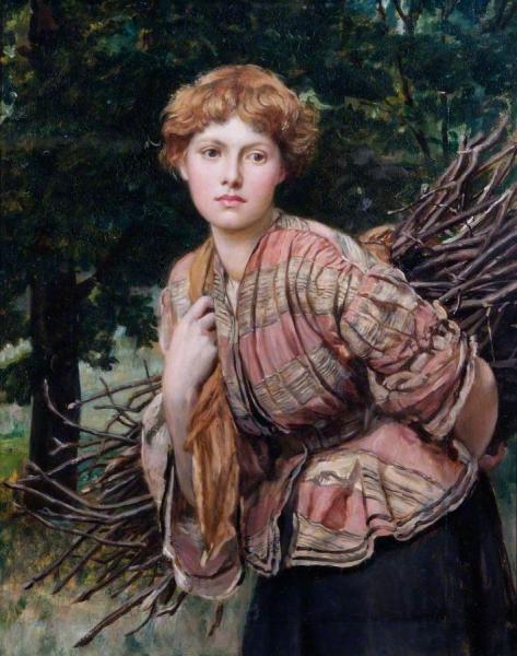 The Gamekeeper's Daughter by Valentine Cameron Prinsep