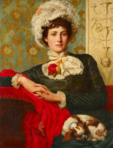 Unprofessional Beauty by Valentine Cameron Prinsep