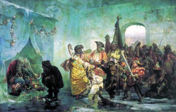 An Ice Palace by Valery Yakobi Oil Painting Reproductions