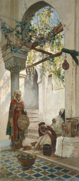 Entrance To A Mosque by Valery Yakobi Oil Painting Reproductions
