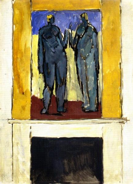 Vanessa Bell Design For Overmantel Mural