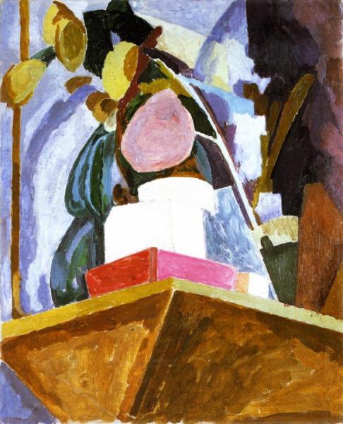 Still Life On Corner Of A Mantelpiece by Vanessa Bell Oil Painting Reproductions