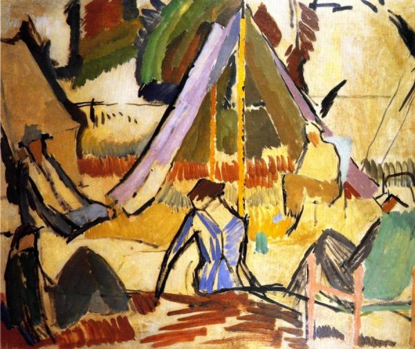 Summer Camp by Vanessa Bell Oil Painting Reproductions