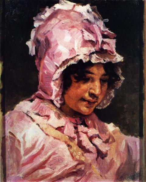 An Italian Girl by Vasili Ivanovich Surikov