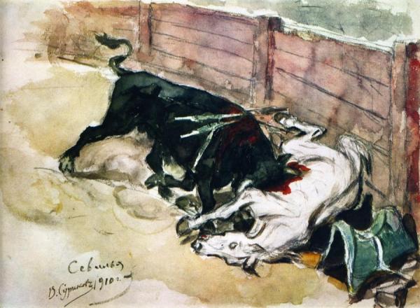 Corrida, Seville by Vasili Ivanovich Surikov