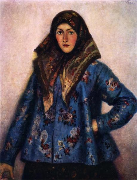 Cossack Girl by Vasili Ivanovich Surikov