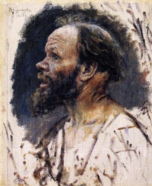 Head Of A Fool by Vasili Ivanovich Surikov