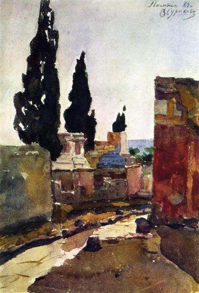 Pompeii by Vasili Ivanovich Surikov Oil Painting Reproductions
