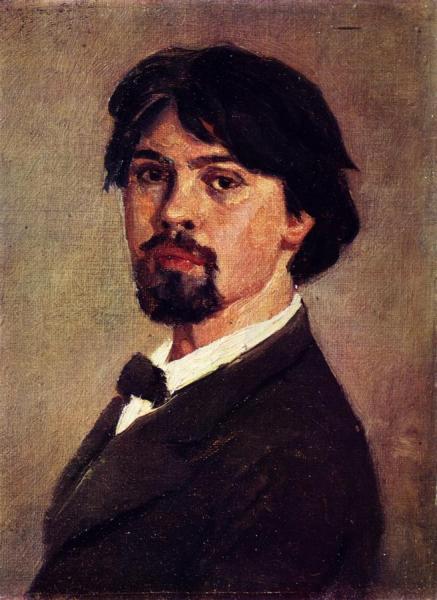 Self-portrait by Vasili Ivanovich Surikov Oil Painting Reproductions