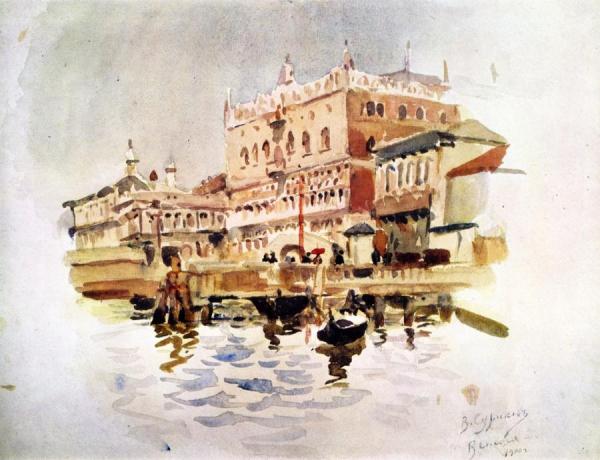 Venice. The Doge's Palace by Vasili Ivanovich Surikov