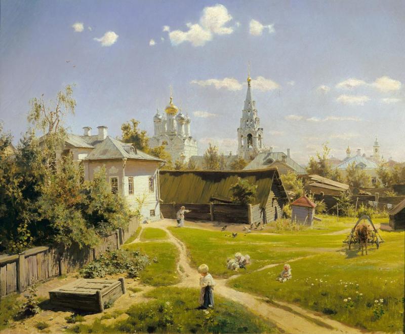 Moscow Patio, 1878 by Vasily Polenov