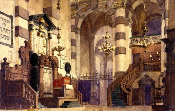 Interior Of The Cathedral by Vasily Polenov