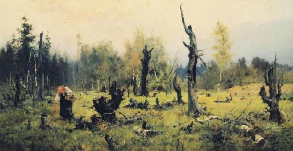 The Burnt Forest by Vasily Polenov