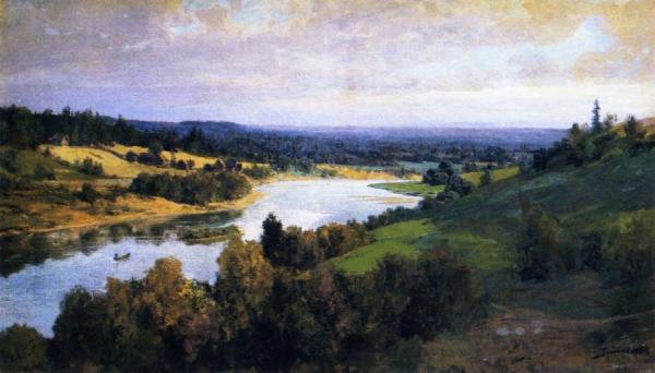 The Oyat River by Vasily Polenov