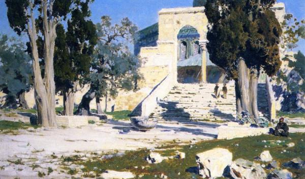 The Temple Of Omar by Vasily Polenov Oil Painting Reproductions