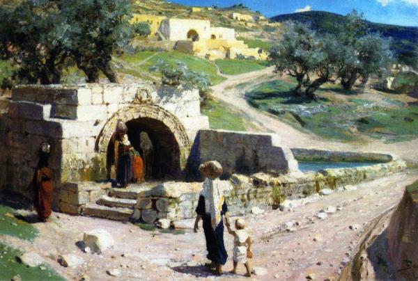 The Virgin Spring In Nazareth by Vasily Polenov