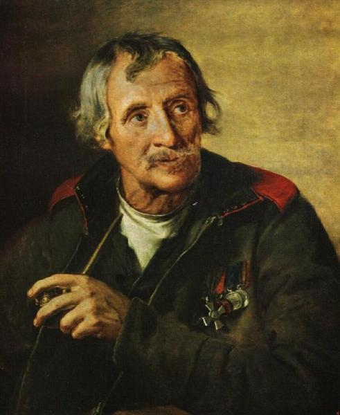 An Old Soldier by Vasily Tropinin