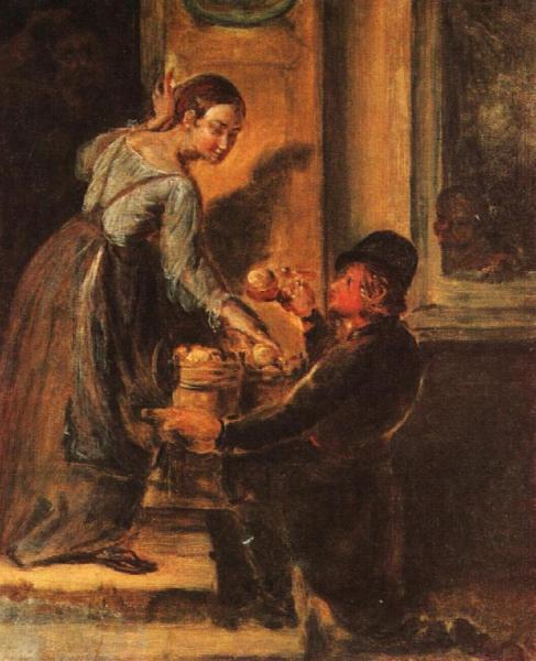 Buying Apples. Study by Vasily Tropinin